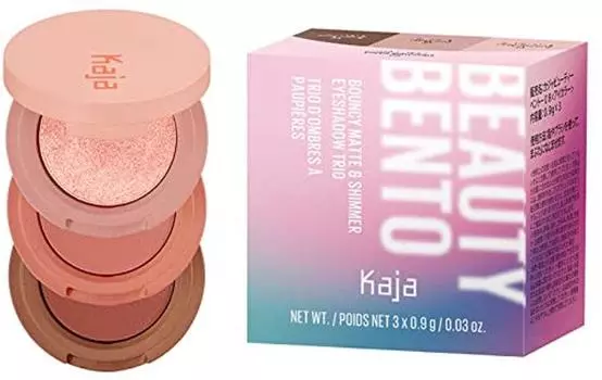 Kaja Beauty Bento Chocolate Eyeshadow Trio [08 Dahlia]
