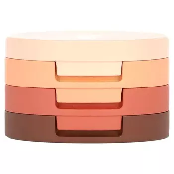 Kaja, Beauty Bento, трио теней для век Bouncy Matte & Shimmer, Spiked Ginger, 10 упаковок, 3,6 г (0,12 унции)