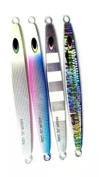 KAJIKI KASUMI JIG Metal Jig Long Jigging Asymmetrical Luminous Glow Offshore Jigging Hairtail Tuna Yellowtail Kingfish Amberjack Spanish mackerel