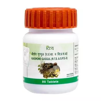 Кайшор Гуггул (80 таб, 500 мг), Kaishore Guggul, Patanjali