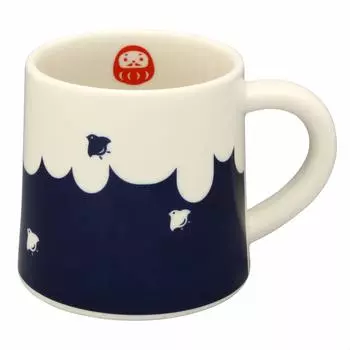 Kaju Al Life (Kakuni) Mino Ware Mt. Fuji Mug Daruma K131022