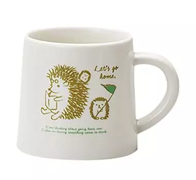 Kaju Al Life (Kakuni) Mino Ware Mug Needle Mouse K11173