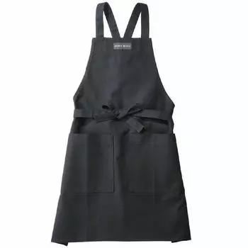 как Дин Делюка Фартук Таблиер Нагрудник Кулинария Кулинария Кухня Черный Натуральный Хлопок Логотип Подлинный Бренд Рождество Хэллоуин День Идеальный подарок и чёрный