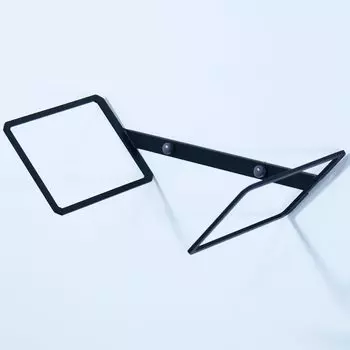 как кафе MagoroLabo Tissue Case Wall Hanging в Не повредит Мебель, которую можно прикрепить к Гипсу Черный TETUTO [Просто пространство] [Сделано в Японии] чёрный