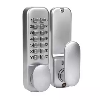 KAK Комбинированный механический цифровой дверной замок из цинкового сплава без ключа, кнопочные кодовые замки с паролем серебряный