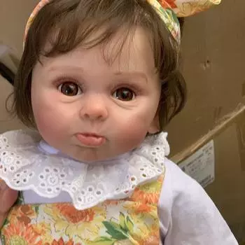 Как настоящая, 20 дюймов, 55 см, 3D-краска с видимыми венами, мягкая силиконовая кукла Reborn, игрушка Alive Kids Boneca Art Bebe