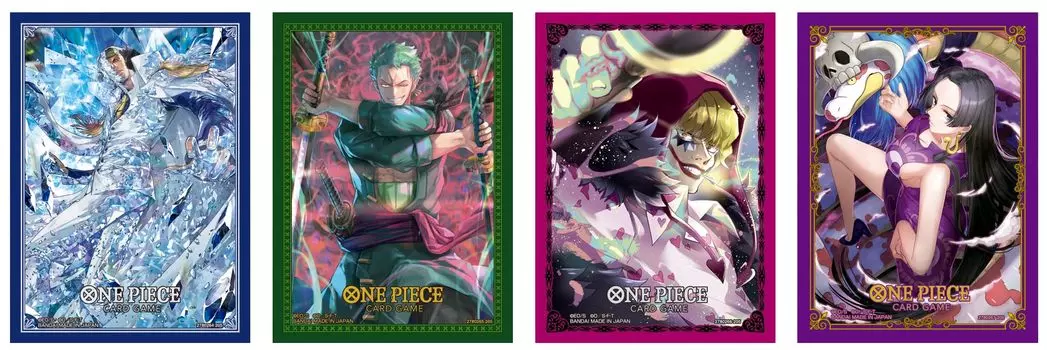 как ОФИЦИАЛЬНЫЕ протекторы для карт BANDAI ONE PIECE 11 из [Купить набор] (Набор 4)