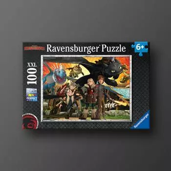Как приручить дракона: Dragon Friends XXL 100 Piece Ravensburger VI Puzzle, популярная корейская настольная игра