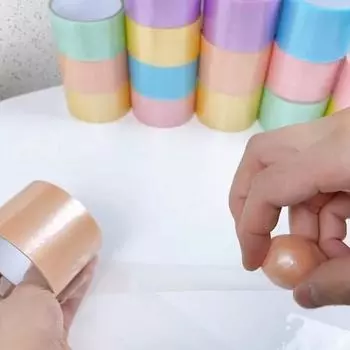 Как сделать мяч из ленты, представительница Кореи настольная игра