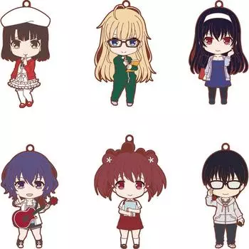 Как воспитать скучную девушку Nendoroid Plus Trading Rubber Straps Box of 6 Saekano