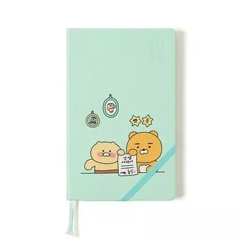 Kakao Friends 2024 Еженедельный дневник новорожденных Райана и Чунсика в поздней жизни, лучший персонаж Кореи
