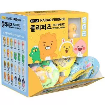 Kakao Friends Flippers Jelly, 10г, 24 штуки, Лучший персонаж Кореи