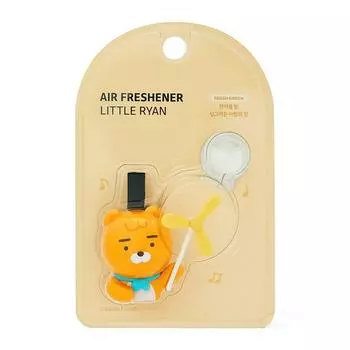 Kakao Friends Освежитель воздуха для автомобиля Pinwheel Little Ryan, свежий зеленый, 1 шт., корейский автомобильный аксессуар