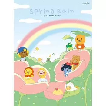 Kakao Friends Spring Rain Jigsaw Puzzle YR150-136, Korean popular puzzles