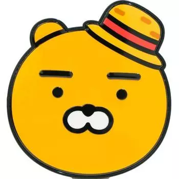 Kakao Friends Summer Picnic Face Type GripTok Slim, 1 предмет, Райан, лучший персонаж Кореи