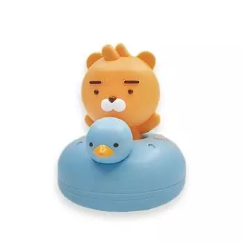 Kakao Little Friends Круглый и круглый фонтан с уткой, Маленький лев, популярные корейские игрушки