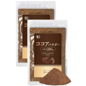 Какао-порошок Saiwa store, органический какао, органический JAS, без сахара, 100% какао, без добавок, порошок какао, 250 г, чистый ОРГАНИЧЕСКИЙ КАКАО С застежкой-молнией (Набор из