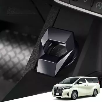 Kakash Алюминиевый сплав Запуск двигателя Старт Интерьер Кастом Легкий дизайн Совместим с Toyota Prius Hiace Land Cruiser Prado Aqua Estima Prius Alpha 86 чёрный