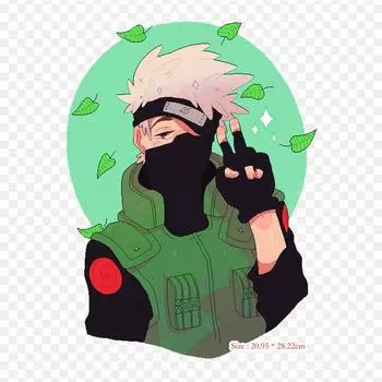 Kakashi Pmg Kakashi Hatake Mitsuki теплопередающая нашивка DIY ремесла моющаяся футболка джинсы украшение бытовой утюг на аппликации