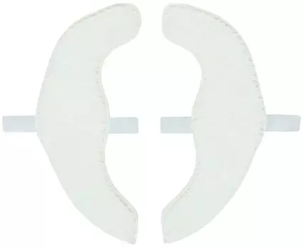 Kakiuchi Fluffy Rich Toilet Seat Mat Pro Width 19 x Depth 42 x Height 2cm Ivory Washing and heating type O type U type Compatible Just fasten with