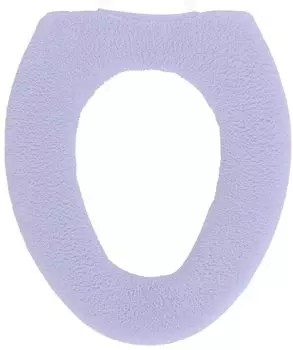Kakiuchi Toilet Seat Cover O Shape Purple Machine Washable Just Cover and Fasten Easy Set SELECT JUST FIT