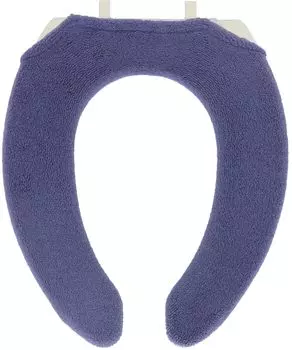 Kakiuchi Toilet Seat Cover U Shape Width x Depth x Height Navy Machine washable Wide outlet Easy fit SELECT JUST FIT 87.5 9.5 1.5cm