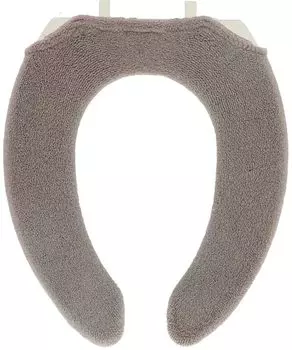 Kakiuchi Toilet Seat Cover Width x Depth x Height cm Brown Machine washable Wide outlet Easy fit SELECT JUST FIT U-shaped 87.5 9.5 1.5