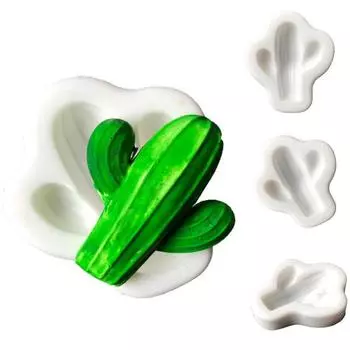Кактус Дизайн Торт Шоколад Силиконовые DIY Помадка Кухня Плесень Инструмент Для Выпечки