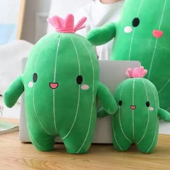 Кактус плюшевая игрушка, высокий элегантный стиль, имитация, сильная гибкость, моющаяся, детская вечеринка, подарки для мальчиков и девочек, подарок для украшения дома 25cm