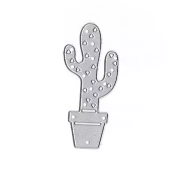 Кактус Вырубные штампы Цветочный горшок Тиснение Трафарет Форма DIY Скрапбукинг Фотоальбом Поделки