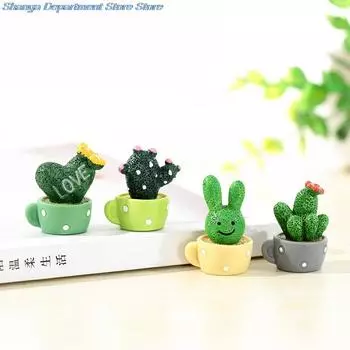 Кактусовый мох, микропейзаж, экологические аксессуары для бутылок, поделки из смолы, имитация сочных украшений из смолы A