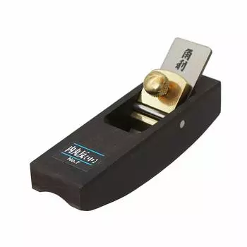 KAKURI Crafting Ebony Bean Plane with Storage Case 7 Inner Circle Medium Size Rounding Concave Corners Mini Planer DIY Woodworking Work Cutting Tool