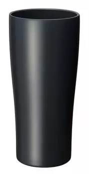 Kakusee Tumbler Charcoal 450ml Double Vacuum Wall Heat Retention Cold Retention Slim Type Ceramic Coating Easy to Wash Ceraco CE-01C