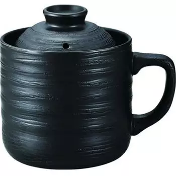 Kakusei Microwave Cooker Rice Cooking Mug 1 Cup Cooking Rakusei Gozen Black Approximately Width x Depth 11 x Height cm Comes with handle Can also cook