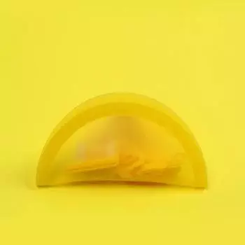 Кальцоне Силиконовый пакет на молнии Тарелка S Lemon yellow