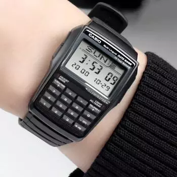 Калькулятор банка данных Casio Электронные цифровые наручные часы