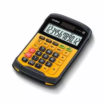 Калькулятор Casio Mini Just Type 12 цифр водонепроницаемый/пылезащищенный WM-320MT-N