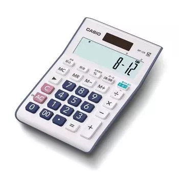 Калькулятор остатка Casio 12 цифр расчет дней и часов Mini Just Type Eco Mark Certified & MP-12R-N