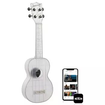 KALA Ukulele Коллекция Waterman Sea Glass Soprano Прозрачный цветной матовый стеклянный чехол KA-WMT-CL-S [сумка включена] []