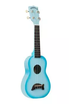 KALA Укулеле MAKALA Dolphins Kauri Top Soprano Подставка в форме дельфина MKSD-LBLBURST2006 [модель-преемница MK-SDLBLBURST] (Чехол в комплекте) [] Светло-голубой