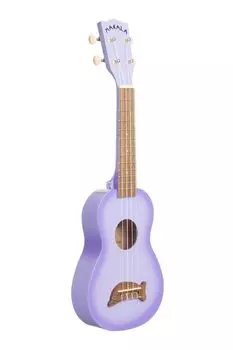 KALA Ukulele MAKALA Dolphins Kauri Top Soprano Bridge преемник в форме дельфина MKSD-PLBURST20_06 [модель MK-SD/PLBURST] (Чехол в комплекте) []