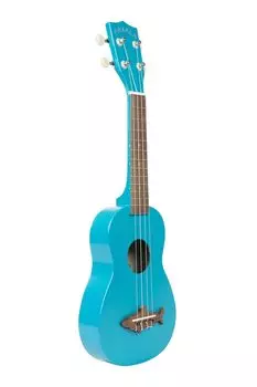 KALA Ukulele MAKALA Sharks Kauri Top Soprano Shark Type Bridge successor MKSS-BLU20_06 [MK-SS/BLU model] (Case included) [] синий
