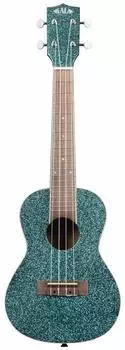 KALA Ukulele Sparkle Series Lame Sparkle Finish Concert Rhapsody in Blue KA-SPRK-AQUA (Case included) [] цвет морской волны