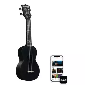 KALA Ukulele The Waterman Beach Collection Soprano Matte Color Black Sand сумка KA-WMS-BK-S [сумка входит в комплект] []
