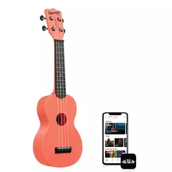 KALA Ukulele The Waterman Beach Collection Soprano Matte Color Pink Dusk сумка KA-WMS-PK-S [сумка входит в комплект] []