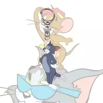 KalaCase том и джерри брелок креативность милый школьный рюкзак украшение персонаж друг возлюбленный подарок Style2