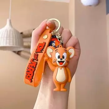 KalaCase том и джерри брелок креативный аниме умный стиль комиксов модный простой школьный рюкзак украшение Style2