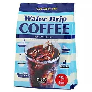 Kaldi Cafe Kaldi Drip Coffee Холодный кофе со льдом 4 пакетика 1 шт.