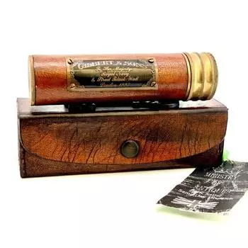 Калейдоскоп из латуни, Калейдоскоп ручной работы, Подарок для детей, Подарок на день рождения, Уникальный подарок, Подарок на выпускной, Подарок для мужа, Рабочий калейдоскоп