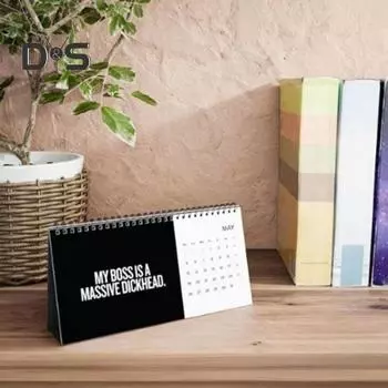 Календарь для рабочего стола 2025 года Дерьмо, которое я хочу сказать на работе Календарь Забавные саркастические цитаты Настольный календарь для декора офиса Грубый юмор Подарок чёрный